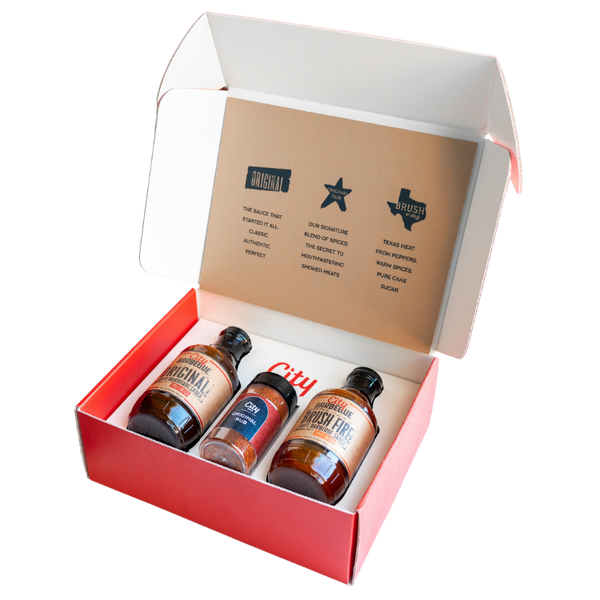 Cassetta di legno  BBQ GIFT BIG BOX - Venequ BBQ Sauce